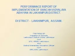 PERFORMANCE REPORT OF