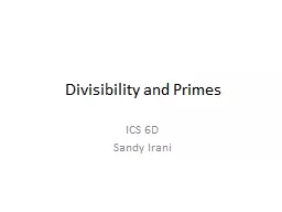 Divisibility and Primes