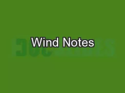 Wind Notes