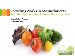 RecyclingWorks in Massachusetts