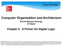 Chapter 6   A Primer On Digital Logic