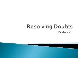 Resolving Doubts
