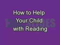 How to Help Your Child with Reading