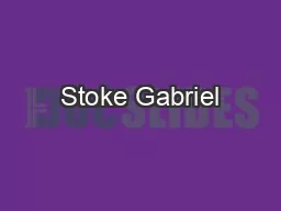 Stoke Gabriel