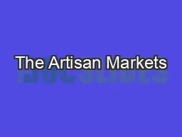 The Artisan Markets