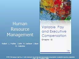 Variable Pay and Executive Compensation