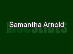 Samantha Arnold