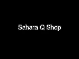 Sahara Q Shop