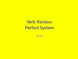 Verb Review: