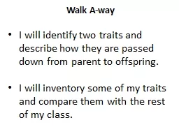Walk A-way