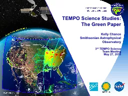 TEMPO Science Studies: