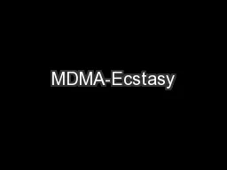 MDMA-Ecstasy