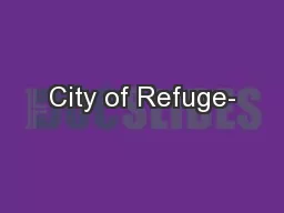 City of Refuge-