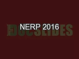 NERP 2016