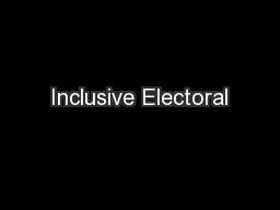 Inclusive Electoral