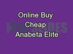 Online Buy Cheap Anabeta Elite