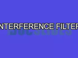 INTERFERENCE FILTER