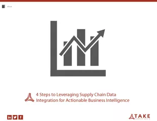 eBook  Steps to Leveraging Supply Chain Data Integrati