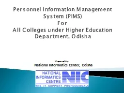 Personnel Information Management System (PIMS)