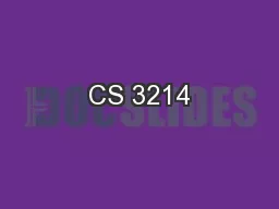 CS 3214