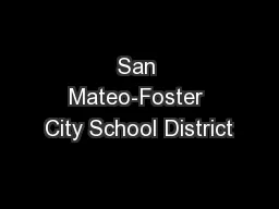 San Mateo-Foster City School District