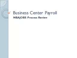 Business Center Payroll