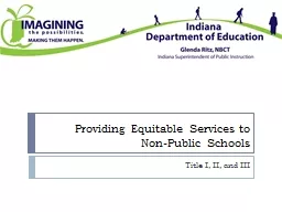 Providing Equitable Services to
