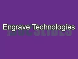 Engrave Technologies