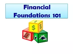 Financial Foundations 101