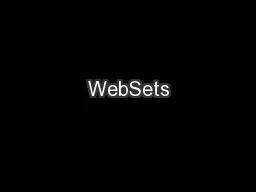 WebSets