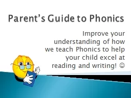 Parent’s Guide to Phonics