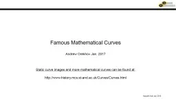Famous Mathematical Curves