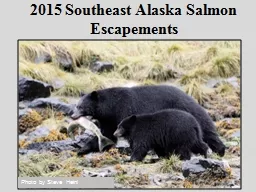 2015 Southeast Alaska Salmon Escapements