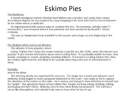 Eskimo Pies