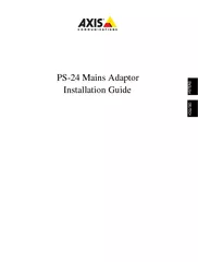 ENGLISH DEUTSCH PS Mains Adaptor Installation Guide  P