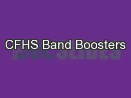 CFHS Band Boosters