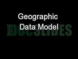 Geographic Data Model