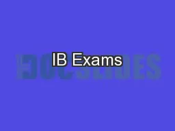 IB Exams