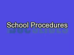 School Procedures