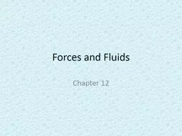 Forces and Fluids