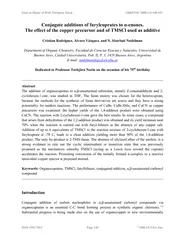 The effect of the copper precursor and tmsci used as an additives