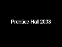 Prentice Hall 2003