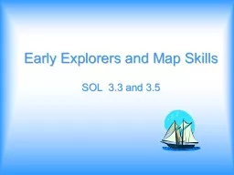 Early Explorers and Map Skills