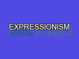 EXPRESSIONISM