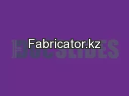 Fabricator.kz