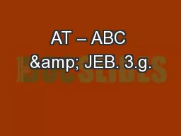 AT – ABC & JEB. 3.g.