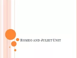 Romeo and Juliet Unit