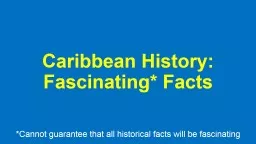 Caribbean History: