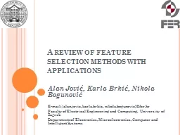 A review of feature selection methods with