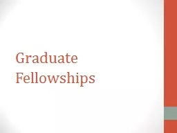 Graduate Fellowships